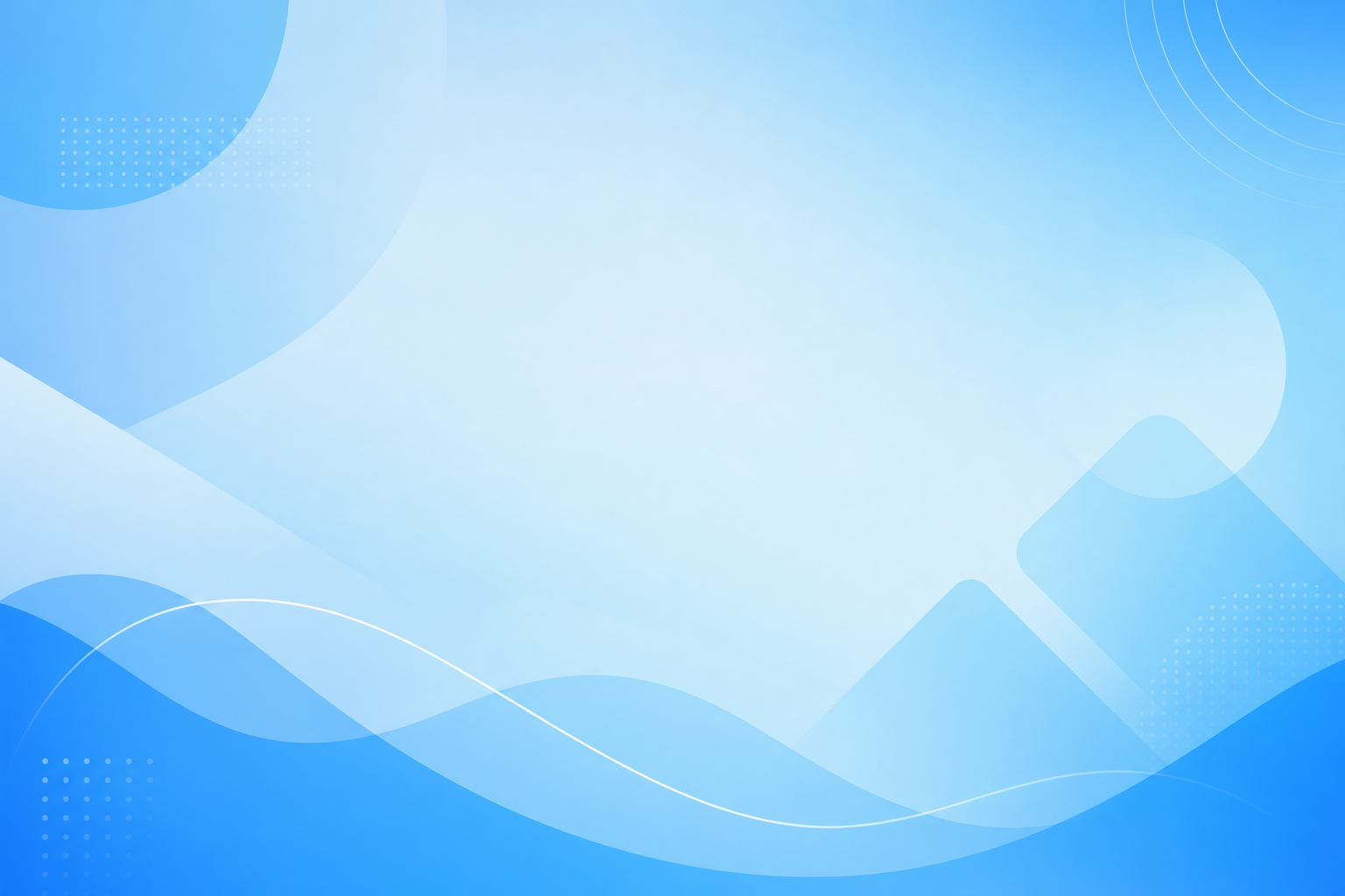 Abstract blue banner for starter website package